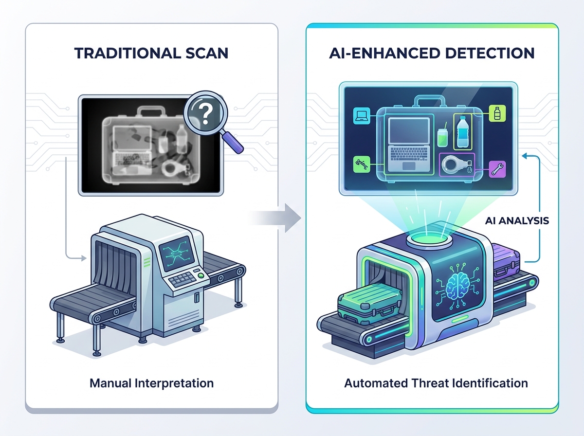 Machine de scanner &agrave; rayons X assist&eacute;e par l