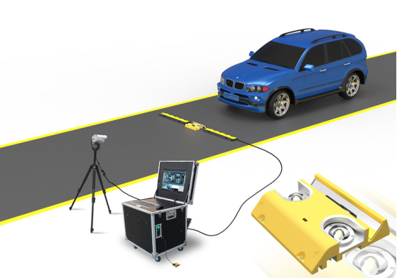 Système d'inspection de sécurité mobile sous véhicule EI-UVSS V9B