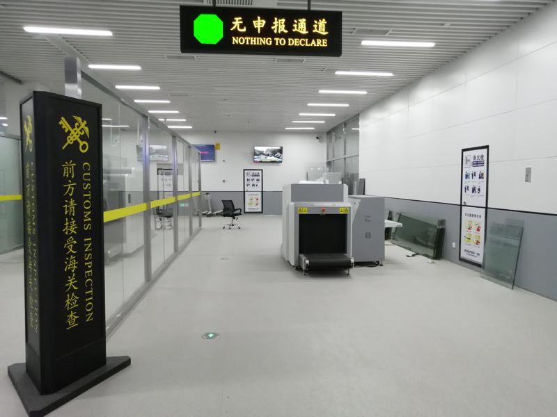 Scanner de bagages EASTIMAGE X-Ray installé dans l'aéroport de Chine personnalisé